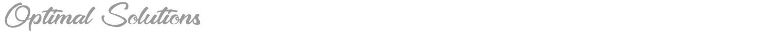 Optimal Solutions font preview
